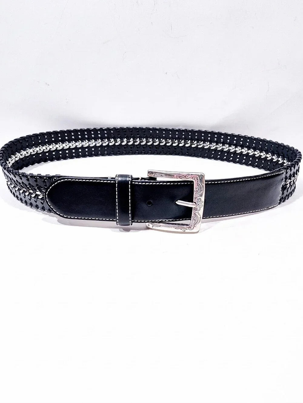 Brighton black leather